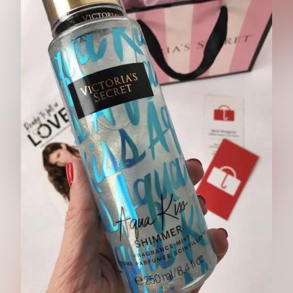 Victoria Secret Aqua Kiss Shimmer NEW 8.4 oz